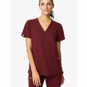 FIGS Casma™ Three-Pocket Scrub Top NWOT